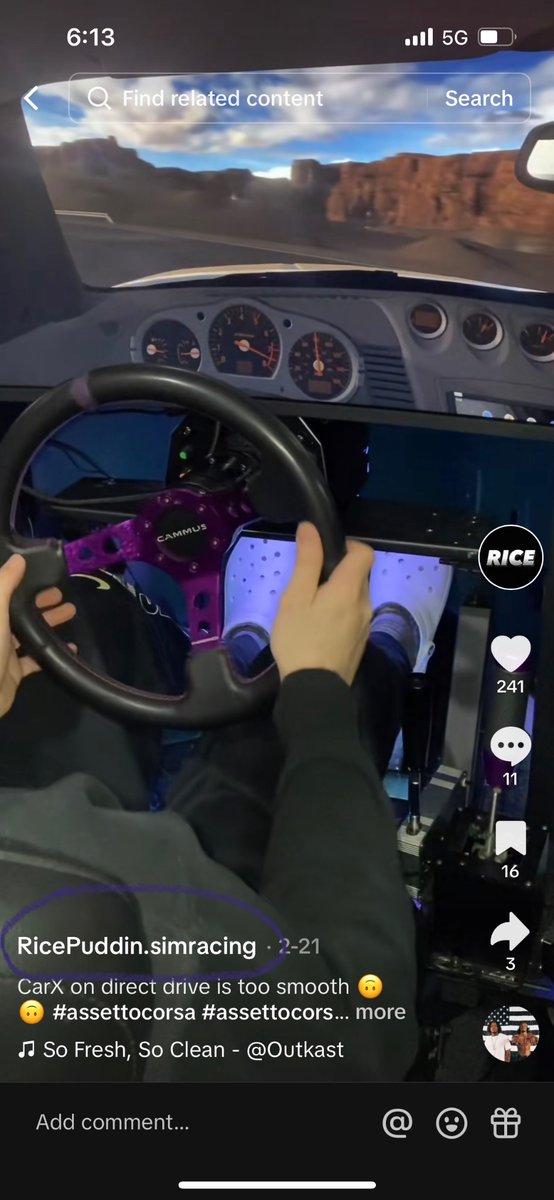 This streamer is definitely WorTH checking out!! @RicePuddin.simracing