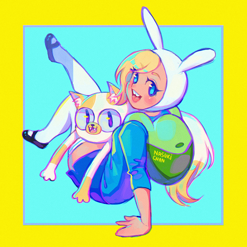 NasukiChan's tweet photo. Fionna and Cake 
#illustration #fanart #AdventureTimeFionnaAndCake https://t.co/egf1IvMI1P