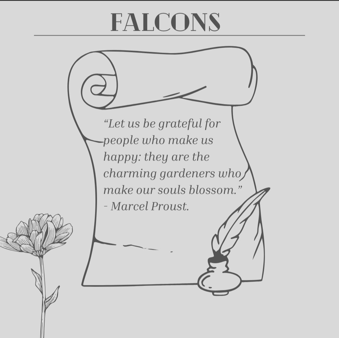 Happy Grati-Tuesday! “Let us be grateful for people who make us happy: they are the charming gardeners who make our souls blossom.” - Marcel Proust. Today write a letter or a text, to the person who makes you happiest in this world, describing how grateful you are for them.