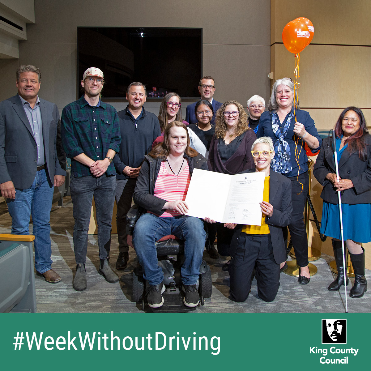 KCCouncil's tweet photo. Today the Council proclaimed Oct 2–8 as WEEK WITHOUT DRIVING and call upon all to participate in the Week Without Driving Challenge to understand how our transportation system can better meet the needs of non-drivers while benefiting the environment. More: https://t.co/s01A7c7PHy https://t.co/QrFlga3WDZ