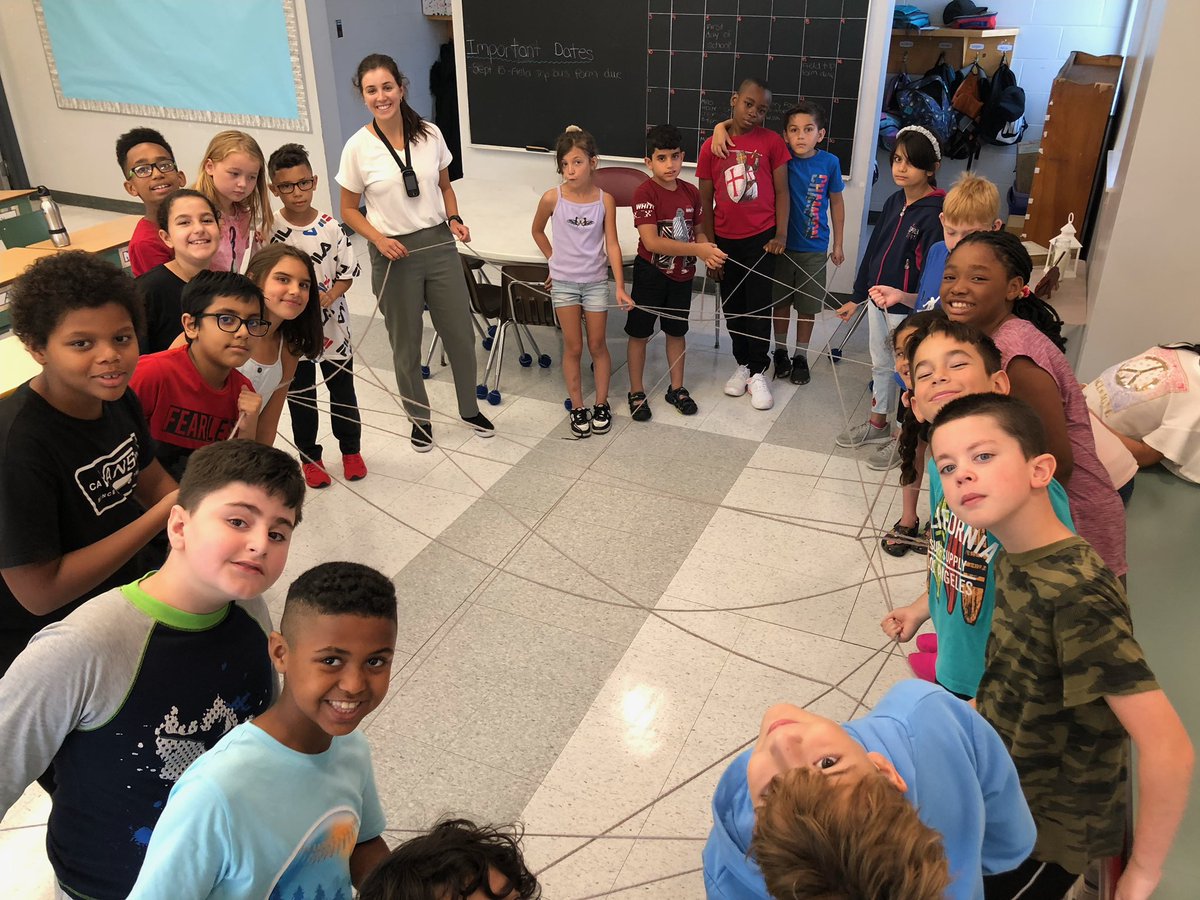The first week of school we read The Invisible Web, a book that celebrates love and universal connection. As a class we then created a web out of yarn and discussed how we are all connected to one another.🕸️📖 <a href="/StAngelaWECDSB/">St. Angela WECDSB</a>