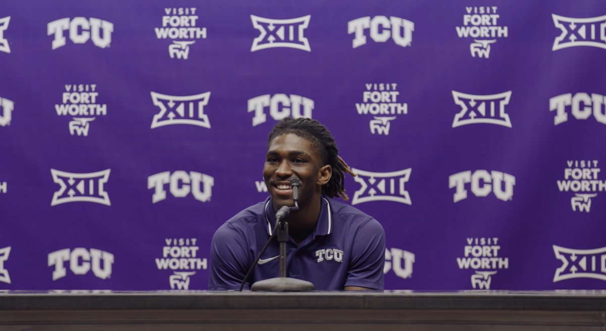 Mark Cohen (@tcucohen) on Twitter photo Appreciate TCU linebacker <a href="/ShadrachBanks/">๐๐๐ ๐ข๐๐๐</a>, tight end <a href="/chasecurtis_09/">Chase Curtis</a> and wide receiver <a href="/MajorEverhart/">โก๏ธ๐๐๐๐๐ก ๐๐ฅ๐๐ก๐๐๐ก๐ฃโก๏ธ</a> for their time in visiting with media today! Appreciate TCU linebacker <a href="/ShadrachBanks/">๐๐๐ ๐ข๐๐๐</a>, tight end <a href="/chasecurtis_09/">Chase Curtis</a> and wide receiver <a href="/MajorEverhart/">โก๏ธ๐๐๐๐๐ก ๐๐ฅ๐๐ก๐๐๐ก๐ฃโก๏ธ</a> for their time in visiting with media today!