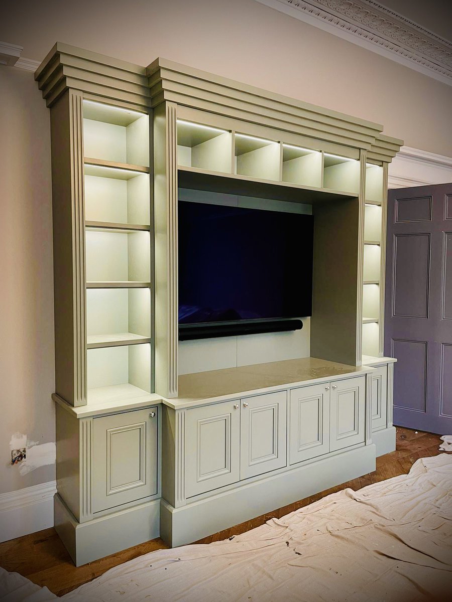 colinmcshaneinv's tweet photo. Finally complete… #Bookcase #MediaUnit designed in classical style to compliment our client’s Georgian drawingroom… #WeLikeIt! https://t.co/MTmGyTPemQ