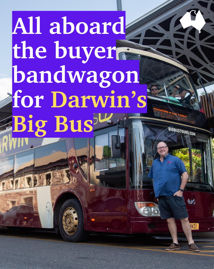 DARWIN'S FAMOUS BIG BUS HAS HIT THE MARKET FOR THE FIRST TIME! WOULD YOU BUY IT? #NTNEWS bit.ly/3RC29U2