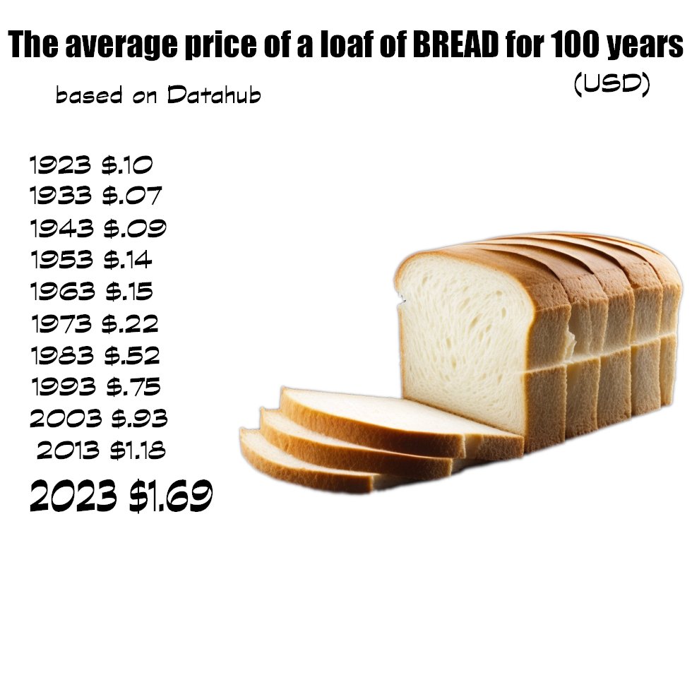 ccctshirt's tweet photo. #bread #economy #loafofbread #money #value https://t.co/pYZhrHxTHw
