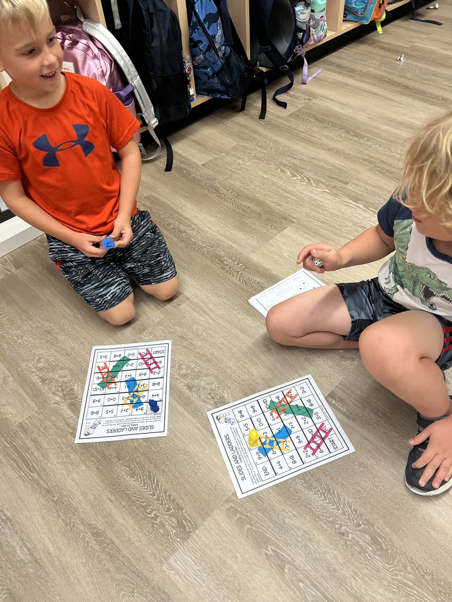 SealePCE's tweet image. Classic Game of Chutes and Ladders today using our Doubles Facts #mathpartners