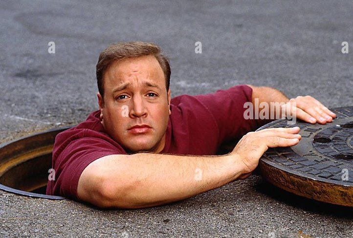 Her: you better not be Kevin James climbing out a manhole when I get home&hellip;  Me: