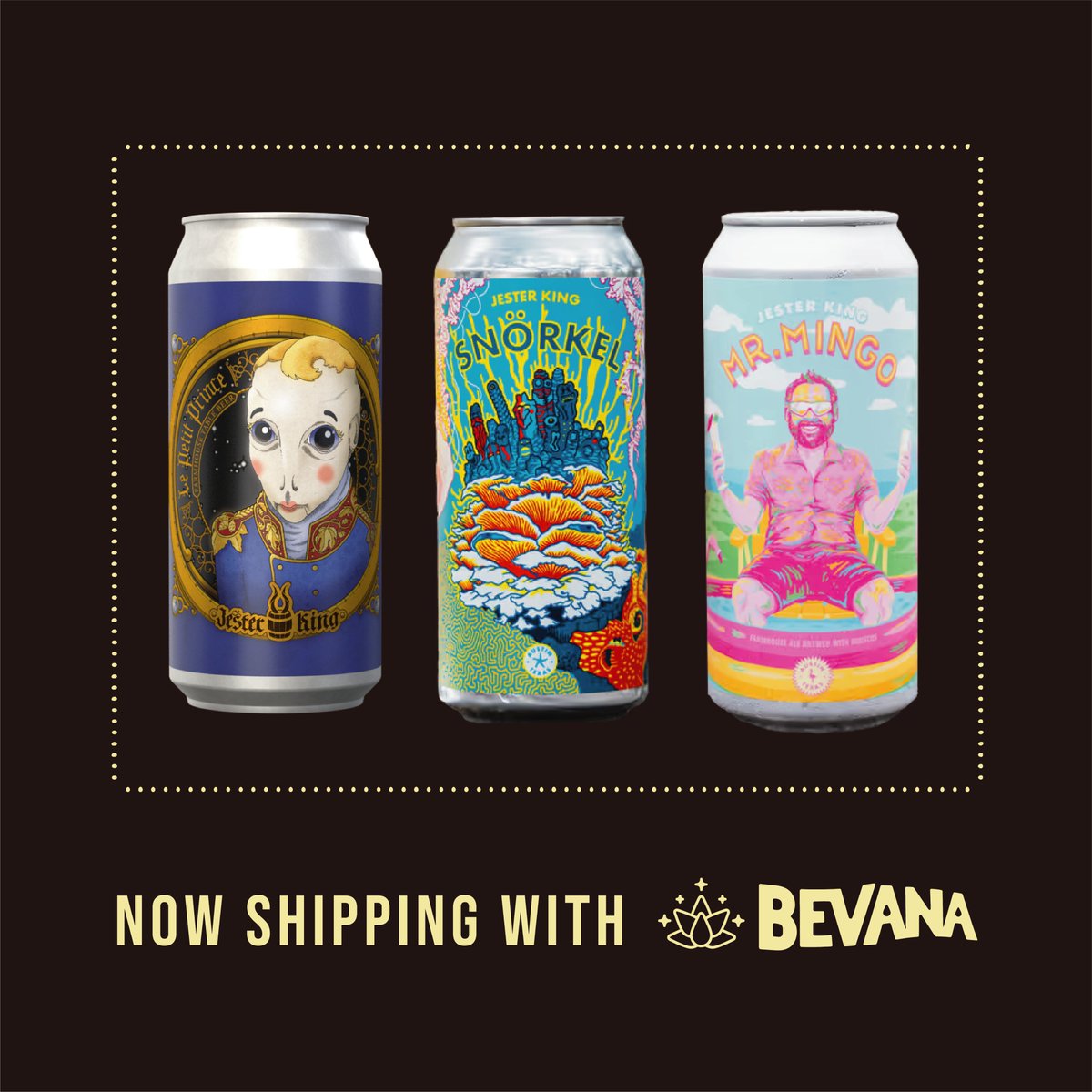jesterkingbeer's tweet photo. We're happy to announce that we've partnered with @BevanaPartners  to have Jester King beer shipped directly to your doorstep in 42 different U.S. states!

https://t.co/wxvD1cKehY https://t.co/3AudJEM4sz