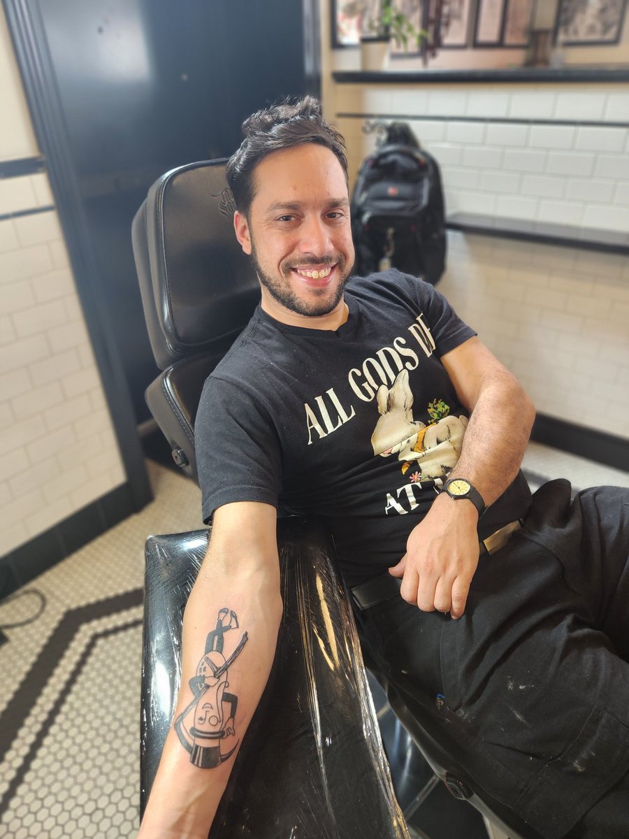 MrFish86's tweet photo. Got my first tattoo today! https://t.co/Dx28tfWwx7