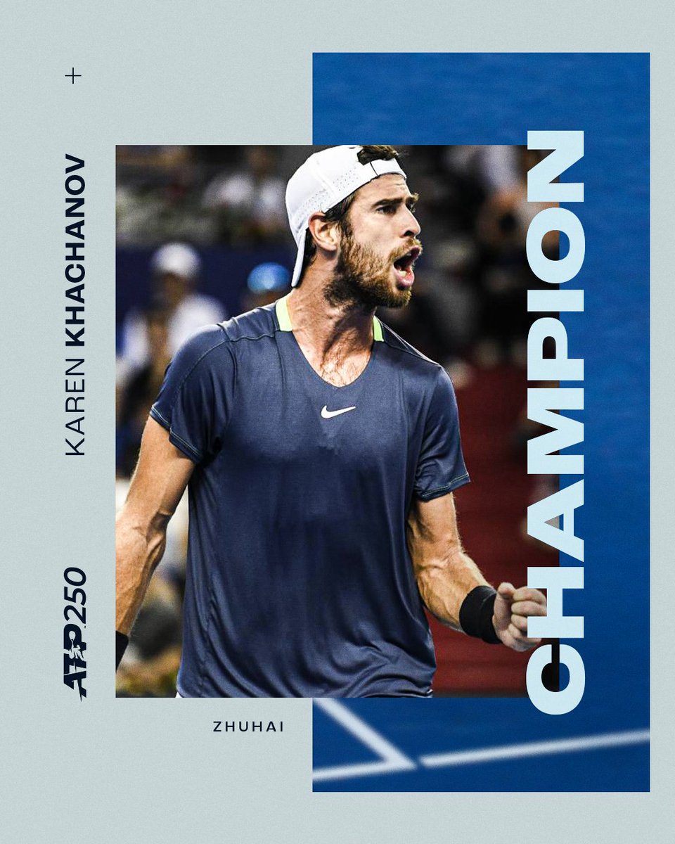Not_Esportivas's tweet photo. ATP!
Parabéns ao tenista campeão o russo @karenkhachanov que conquistou o @atptour 250 de @ZhuhaiChampions na China, conquistando o primeiro título no ano e o quinto titulo na carreira
#ATP #ATP250 #tennis #ThisIsTennis #ZhuhaiChampionships #ZC23 #KarenKhachanov https://t.co/dI7LaJtRrF