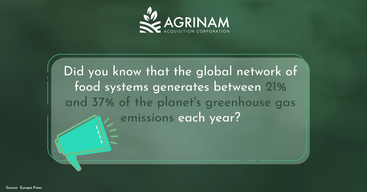 We need to rely heavily on agricultural technology and management techniques to avoid the most dangerous climate impacts. It's time to invest in the future!

#AgrinamSPAC #SPAC #Agtech #Agrinam #AgricultureInvesting #MaquiaCapital #DemeterCapital #AGRI #agriculturetechnology
