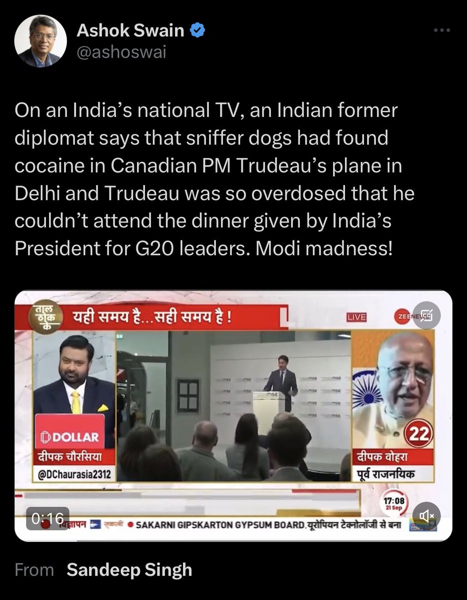 atRachelGilmore's tweet photo. Toronto Sun mindlessly repackaging Indian disinformation to own the libs, hell yeah brother

Can’t wait to have to fact check this for the next 87 years!!!!!!!! https://t.co/M0TP9wCGXH