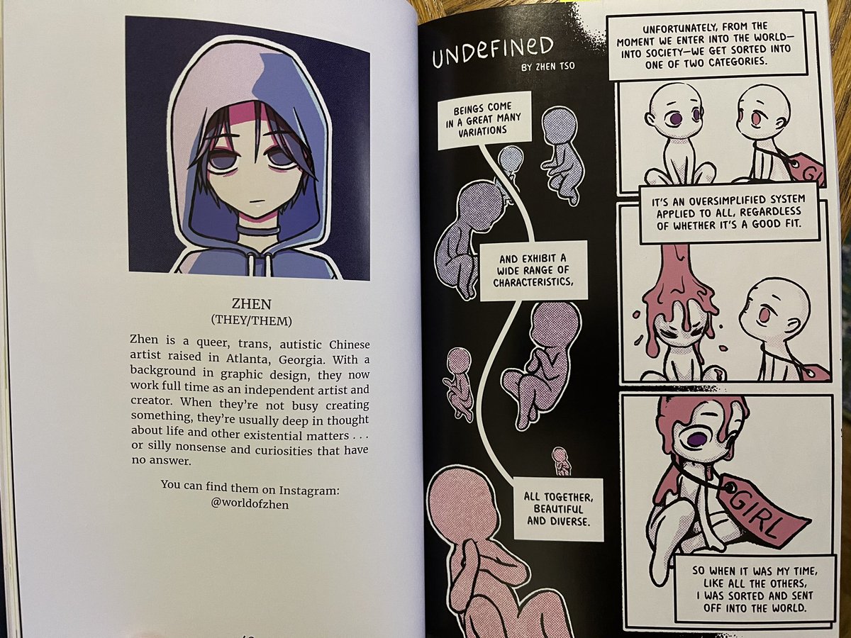 historycomics's tweet photo. This book needs to be in every school, counselor office, and library. An amazing  and inspiring look at a rainbow of truths. A book that will literally save lives, open hearts, and educate in the most loving of ways. Bravo @thek40 @upandoutcomic @AndrewsMcMeel https://t.co/UgYlig3rOE