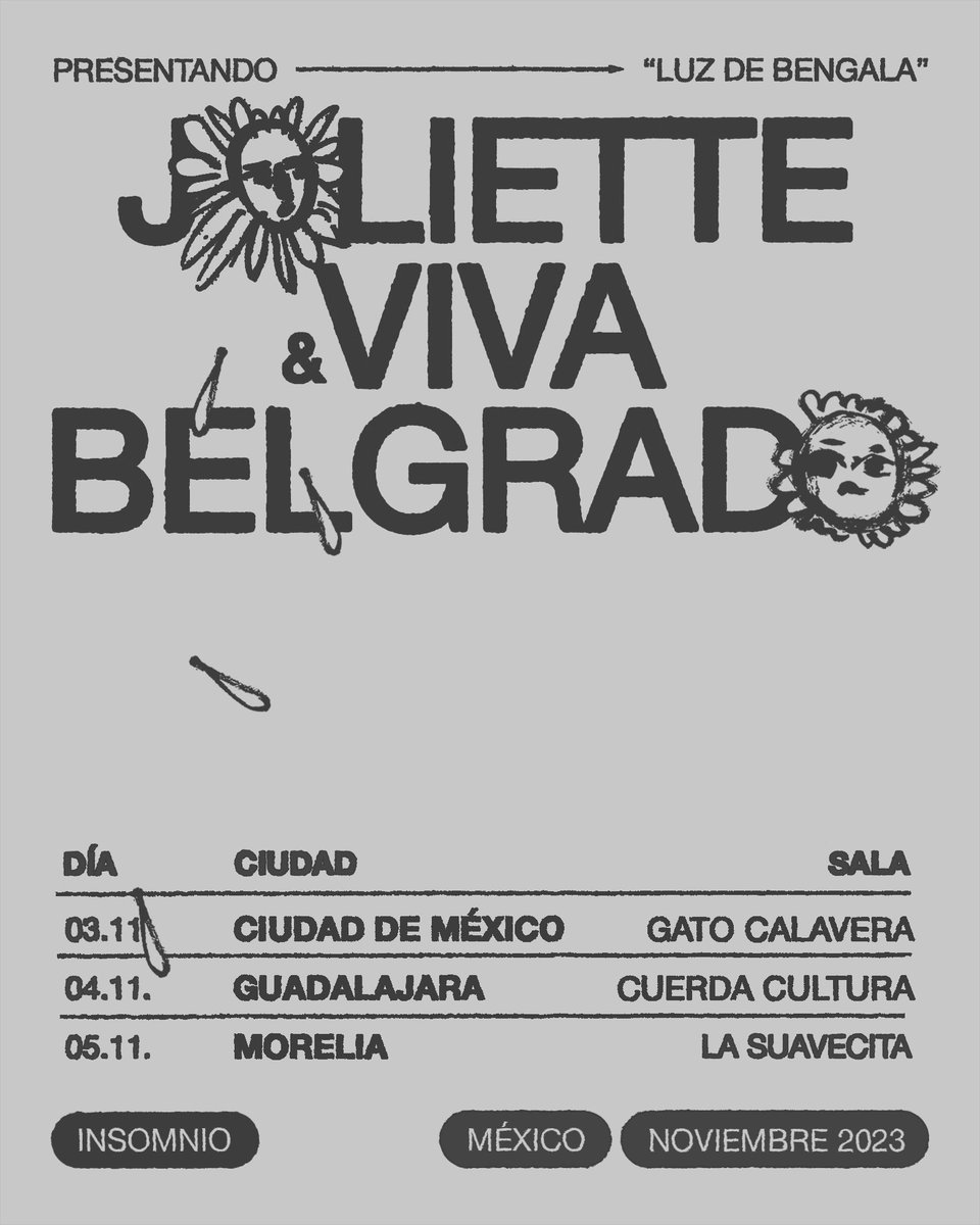 fbsalmorejo's tweet photo. ⁦@vivabelgrado⁩ de vuelta en Mexico en noviembre junto a ⁦@joliettemx⁩ 🤍 https://t.co/2h8lKFOFw1