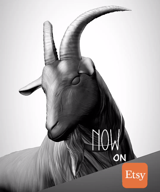 HatchingStudios's tweet photo. Our goat Stl is now available for download in our Etsy shop! 
https://t.co/0TyfsbjPEE
Please share and let us know what you think!
#JurassicPark #JurassicWorld #Mattel #HammondCollection #Nanmu #Wdragon #etsyproduct #3DPrinting #STL #prime1studio #Sideshow #RetweeetPlease https://t.co/d81b2cTuVC