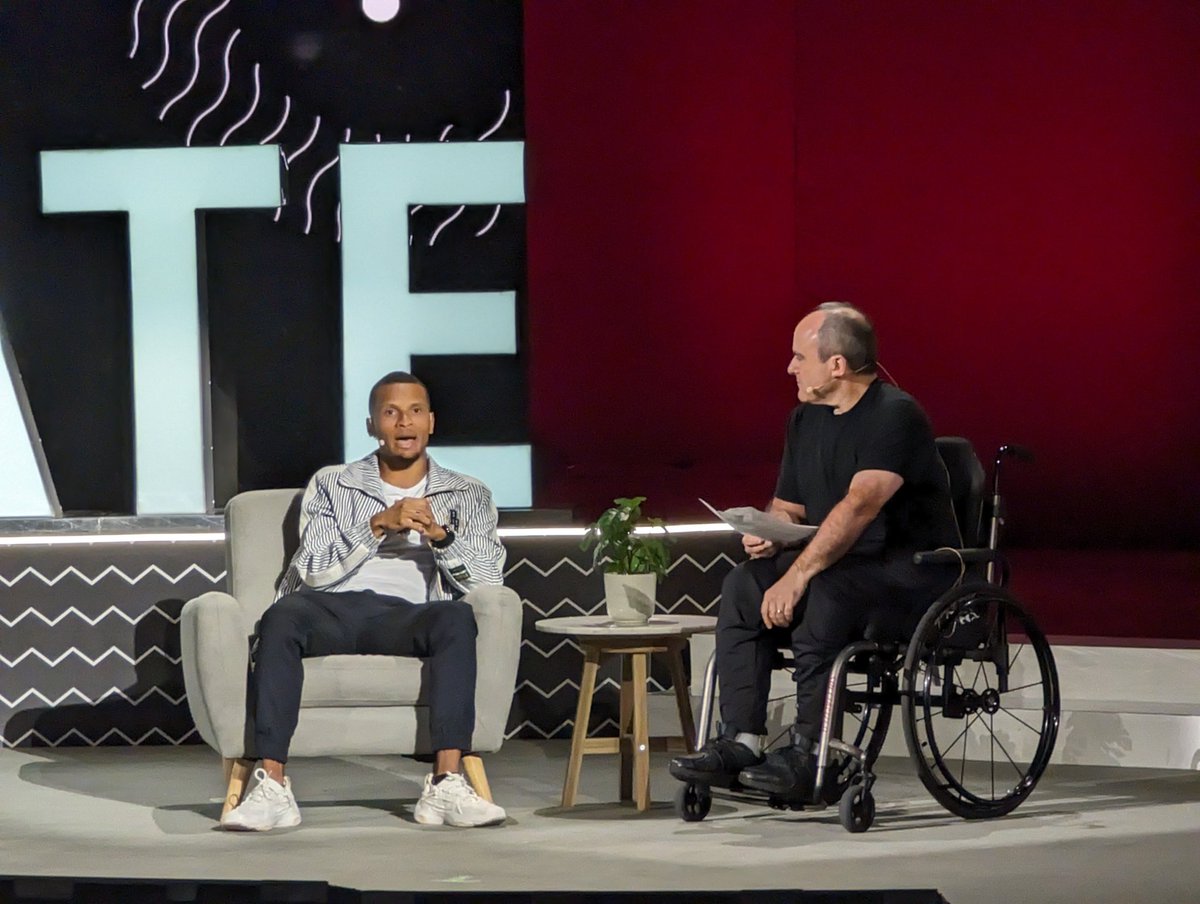 the_manekin's tweet photo. Andre De Grasse just announced his own capital ventures fund, ADG, details to be posted tonight and tomorrow!

#ElevateFest2023 https://t.co/geQaKy3u45