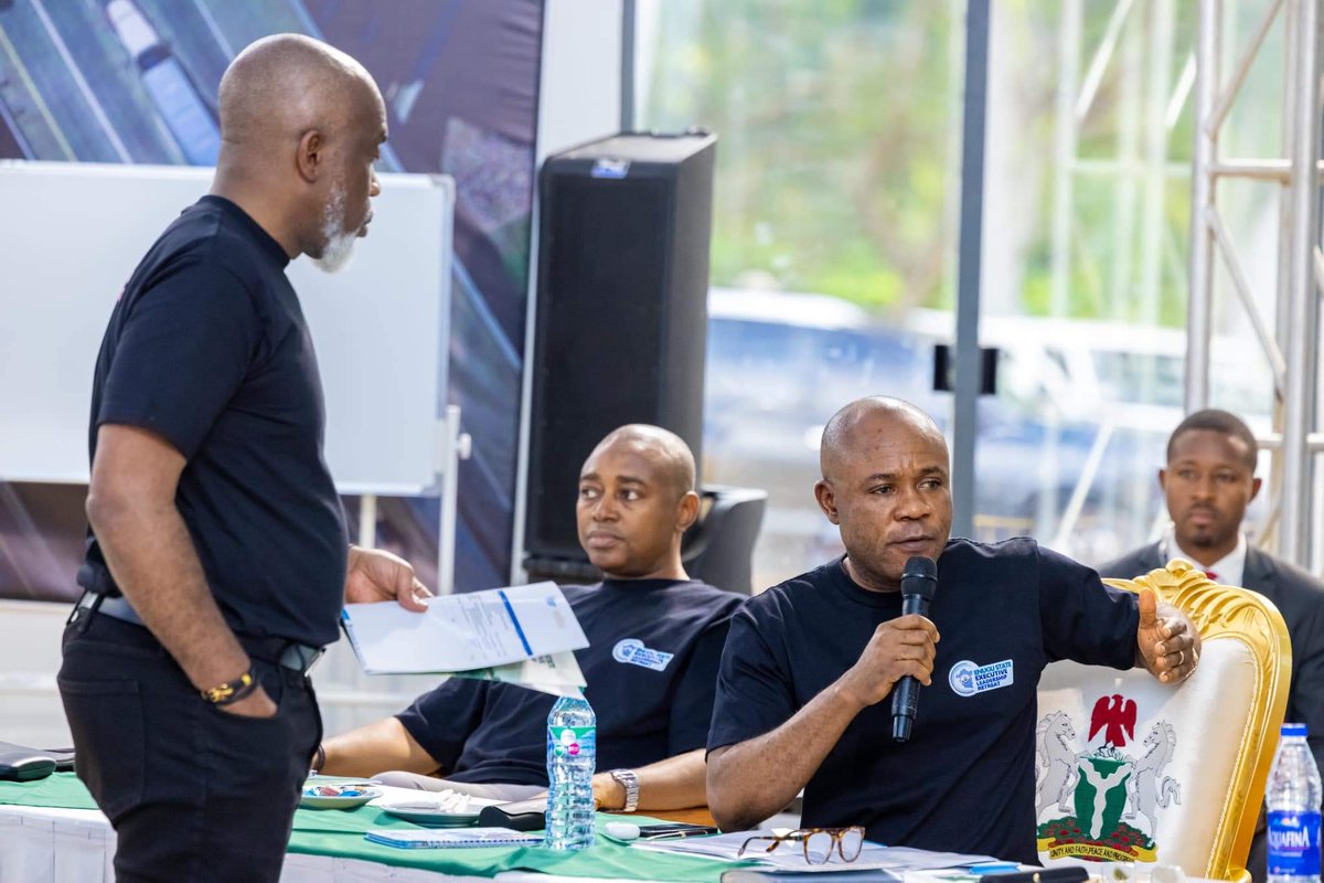 chilo_aco's tweet photo. Concluded a 3-day Executive Leadership Retreat in Enugu, focusing on achieving a substantial GDP increase for the state. MDAs will be assessed to ensure promise fulfillment. Committed to elevating Enugu as a prime destination for business &amp; living...Had a great time! #PeterGoWork https://t.co/di0DkuQf2H
