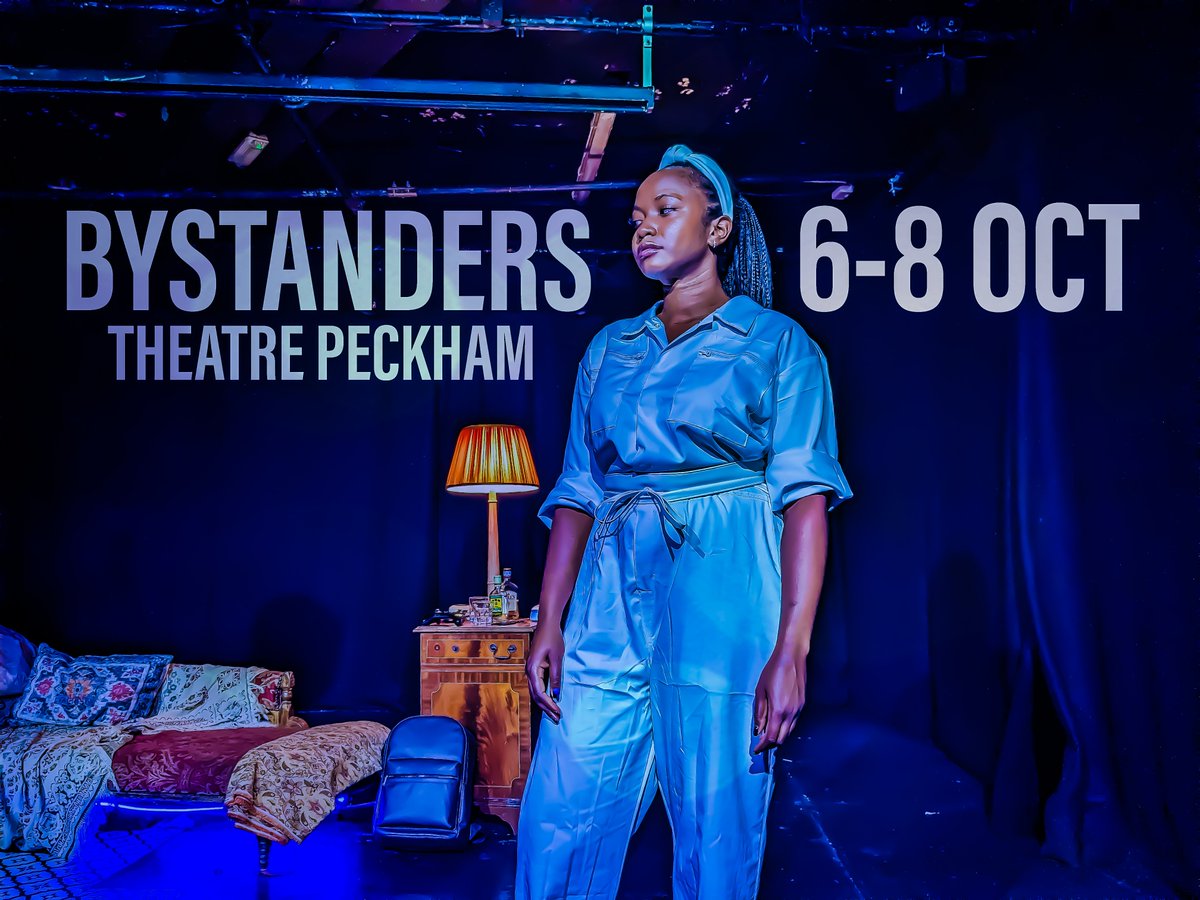 Bystanders, a dark thriller is coming to Theatre Peckham 6-8 October.
#blackcreatives #blacktheatre #scenicphotography #halloween #octoberevents #timeoutlondon #truecrime #eventslondon #independenttheatre #horror #westendtheatre #londonshows #thriller #theatre #DarkComedy