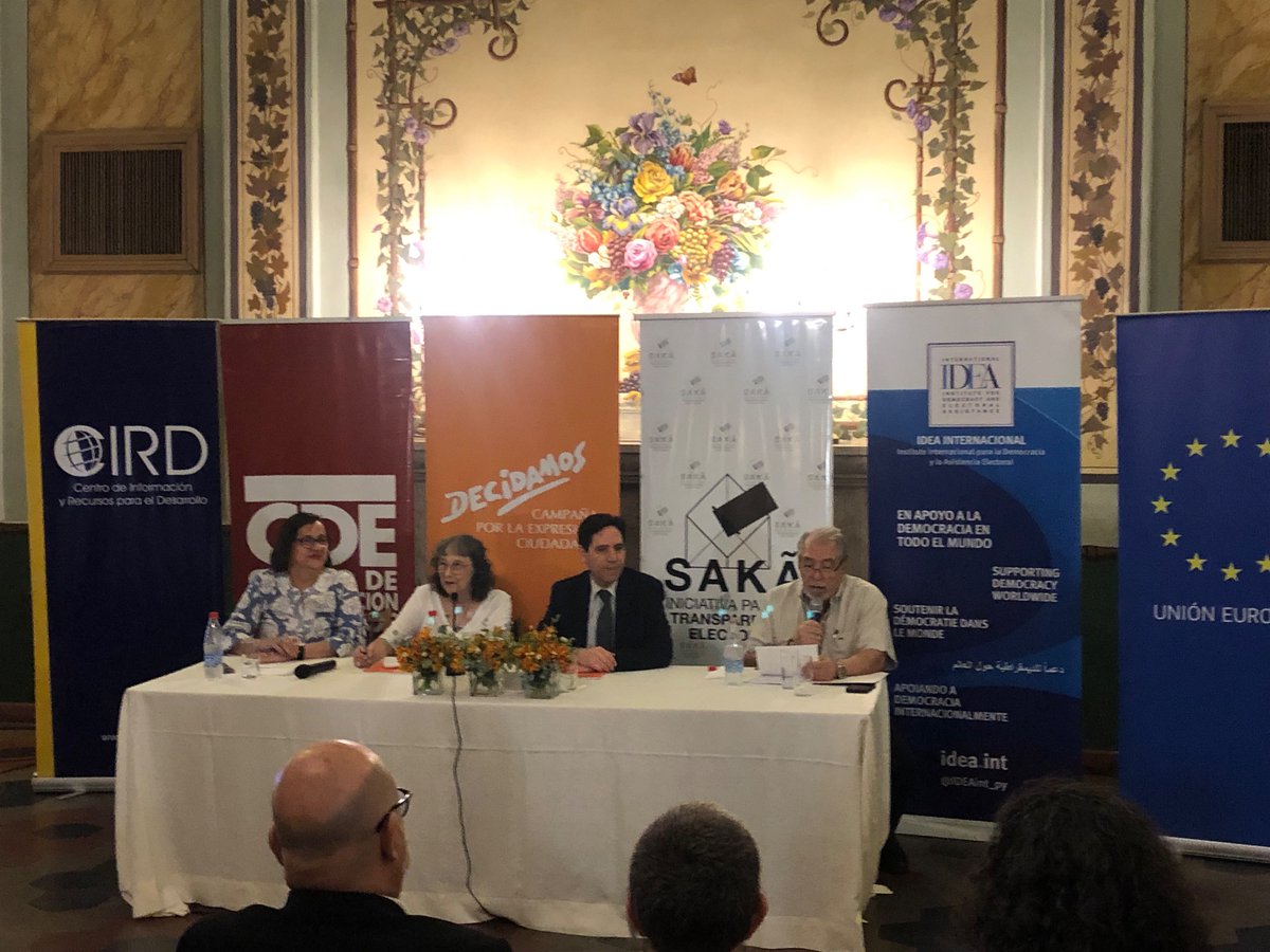 saka_py's tweet image. Evento de presentación del libro SAKÃ 2023. Observación electoral ciudadana nacional 
@decidamospy @FCird @cdeparaguay @IDEAint_py