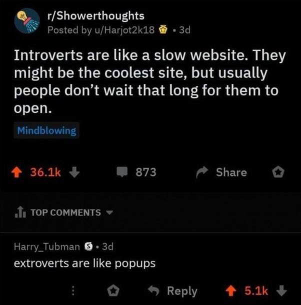 The introvert life is real 😂