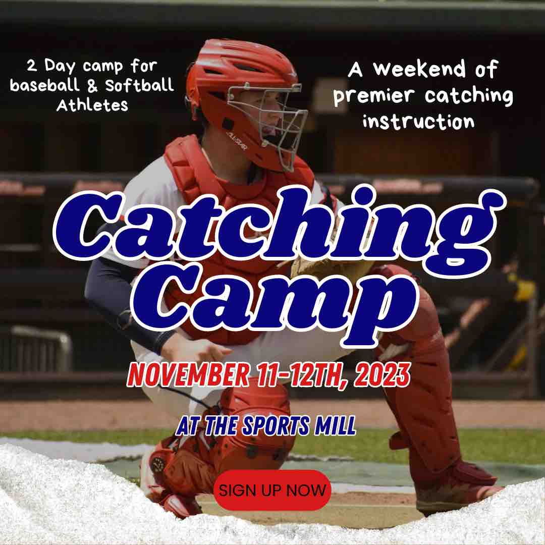 Are you a Catcher?THE CATCHING CAMP IS COMING TO THE SPORTS MILL! Sign up now for one of the best catching camps in the nation. November 11th and 12th for ages 8-12 &amp; 13-18. Open to both Baseball &amp; Softball athletes.

Sign up here: catchingcamp.com/roadtrips/nh