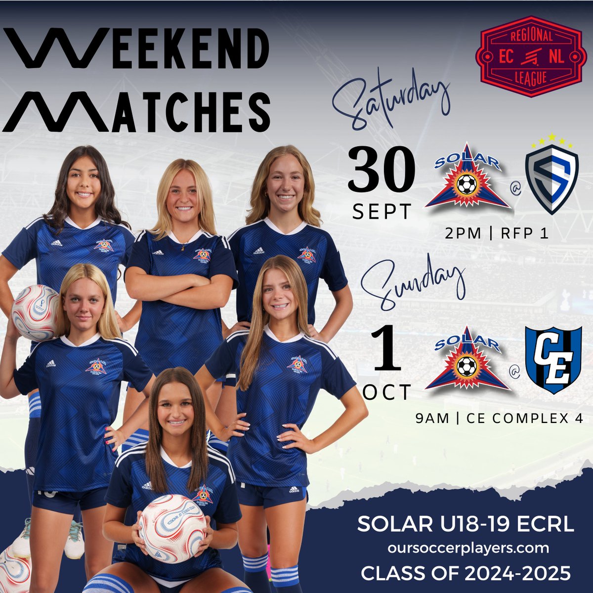 Back on the road this weekend...southbound to Austin and San Antonio to face Sting Austin and Classics Elite. Hope to keep climbing up those rankings! 💪💯#classof2024 #classof2025