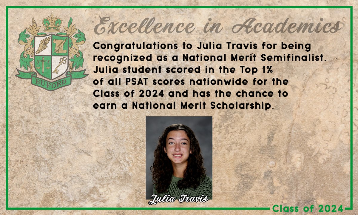 BufordHS's tweet photo. Congratulations to our National Merit Scholars! https://t.co/3lF7MhjkDj