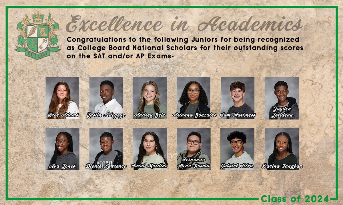 BufordHS's tweet photo. Congratulations to our National Merit Scholars! https://t.co/3lF7MhjkDj