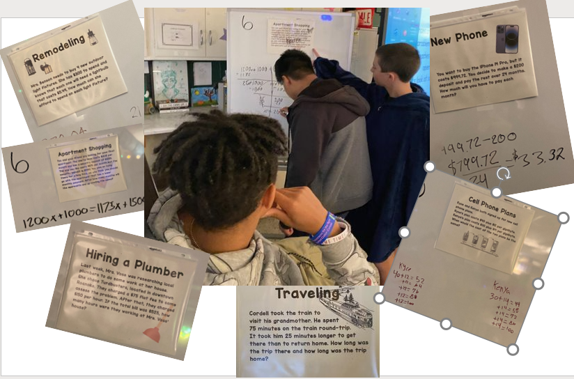 BensonVoss's tweet photo. When will we ever use this? Every math teacher's favorite question! This was our way of showing our kids real-life examples! #engagement #mathinreallife https://t.co/ufRYoAAfcj