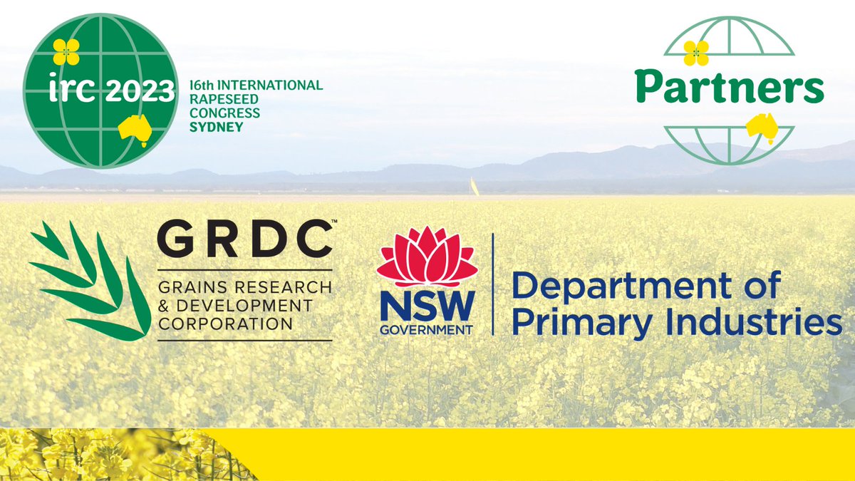 16th International Rapeseed Conference 2023 tweet media