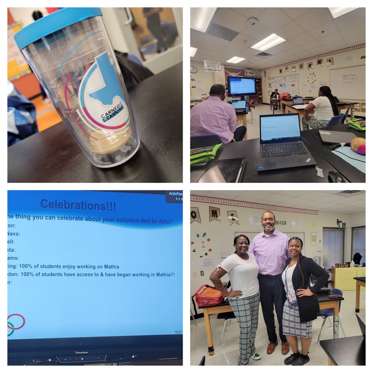 Bettina_Roseman's tweet photo. It's giving - Lesson Internalization. Teachers @ MLK Jr. Academy in @dallasschools are "Doing The Math." I am one proud Leadership Coach to be in collaboration with these amazing educators! The math is definitely mathing! Thanks for trusting the process. #GettingBetterIsTheGoal https://t.co/DEmCskLEei