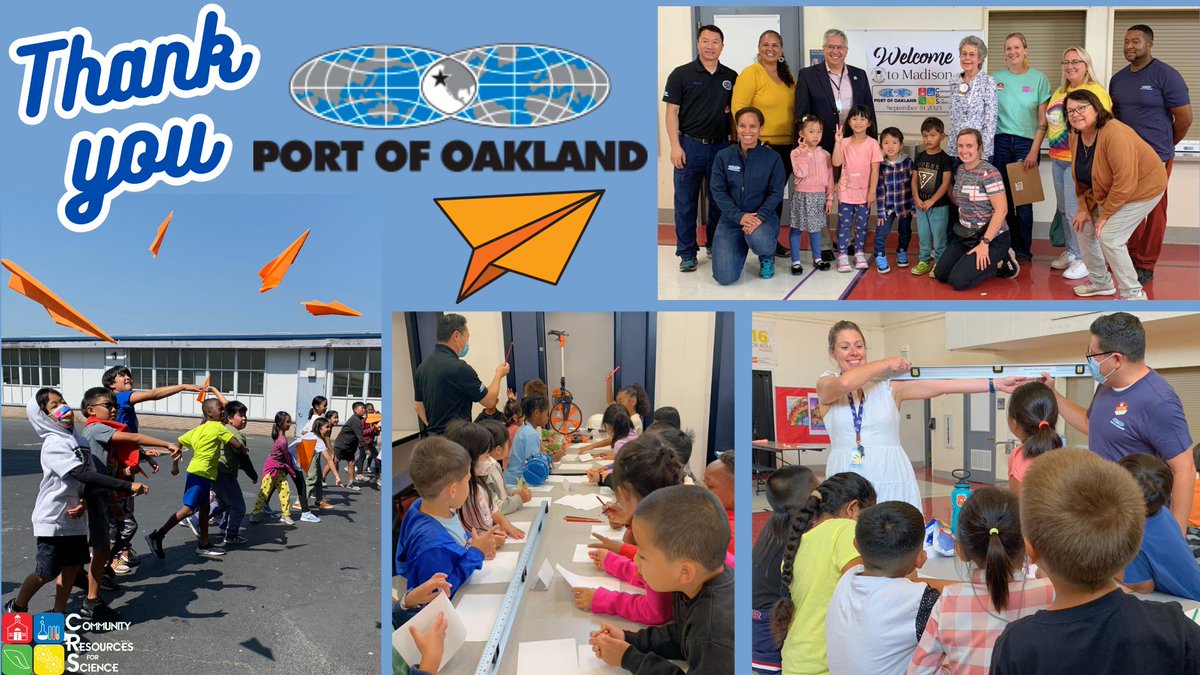 crscience's tweet photo. Thank you to our @PortofOakland scientist role models last week for bringing a day of science at San Leandro Unified School District! With support from @SLEDfund &amp; @rotarysl, scientists explored aviation, circuits, &amp; #sciencesketching with students! #K5science https://t.co/TBUgOGDf2C