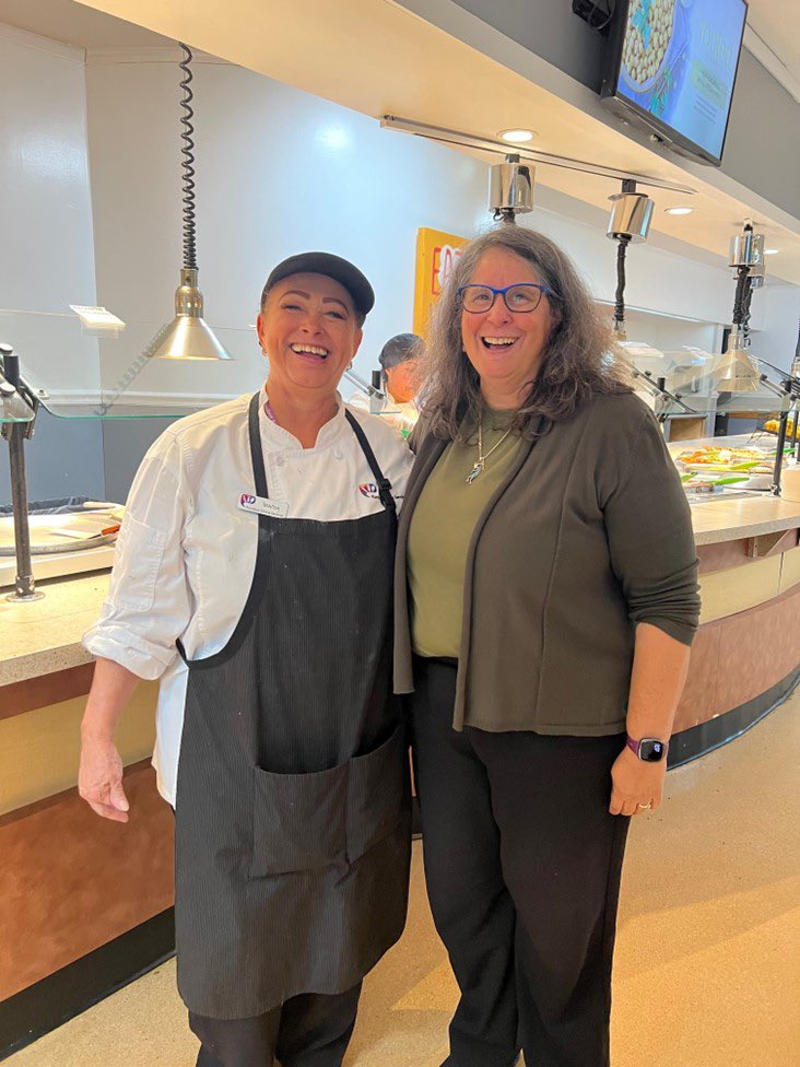 Maria Delvalle makes me Purchase College proud. Working in our Dining Hall Maria and our colleagues in D-Hall create community with every meal. Maria also makes a mean Flan! Thank you Maria for celebrating Hispanic Heritage Month with us!