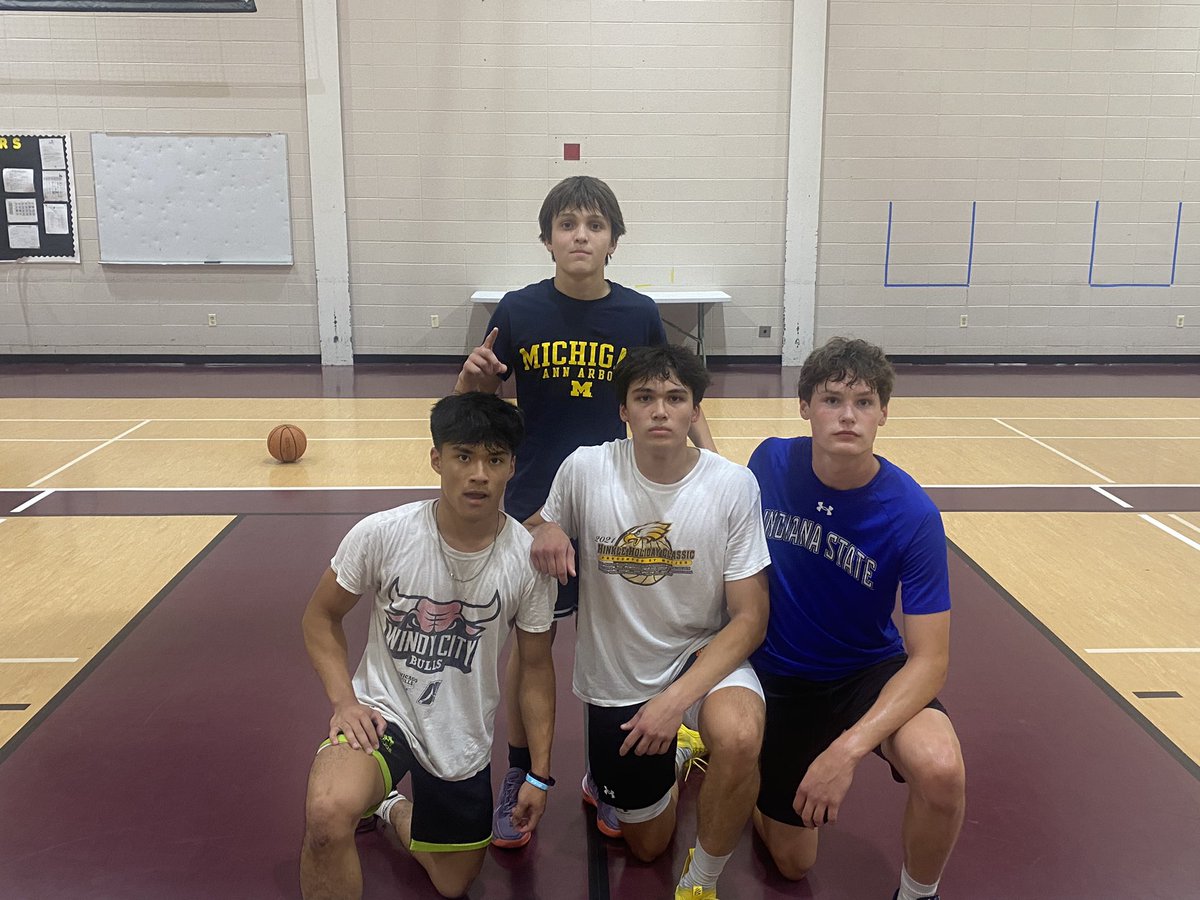 Fall Conditioning Program 3 Point Shooting Championship- Gunnar Worth and Ethan Dabu make The Final 4, but Luke Alvarez beats Miles Boland for The Title!!