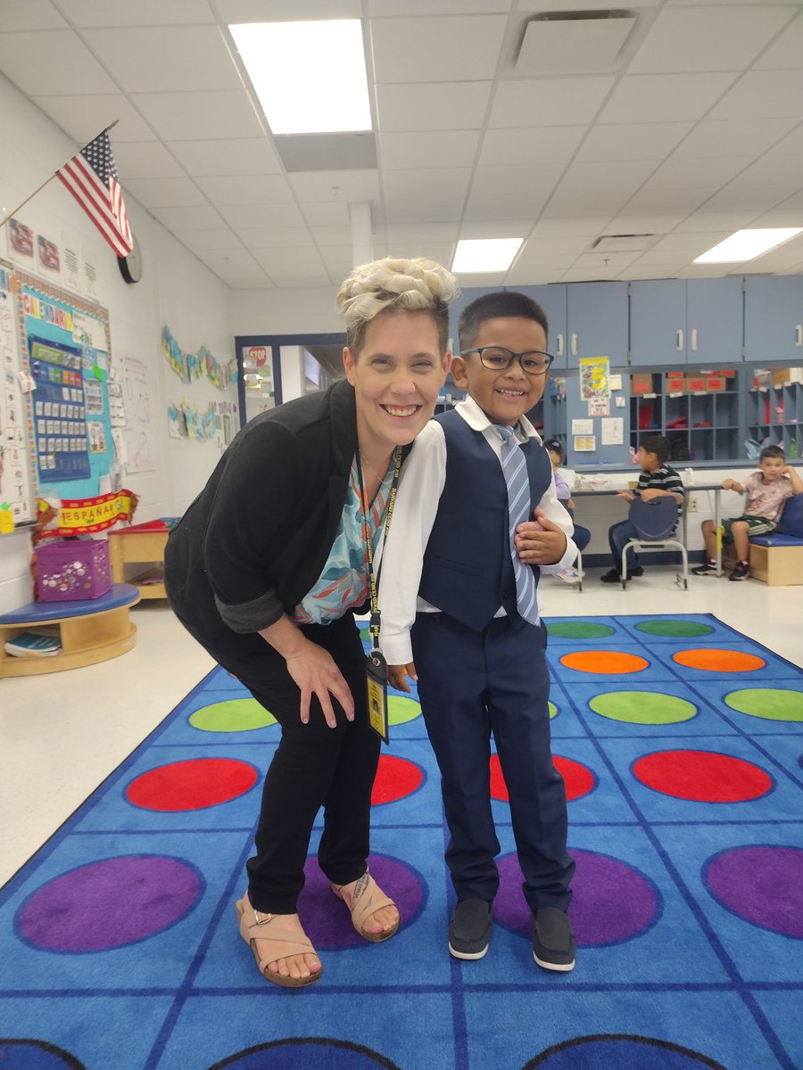 Today was Career Day for Spirit Week and Damian made my day when he said he wanted to be a principal. ❤️ I told him he can come and help me any time he wants. #harvardrising #crosbees