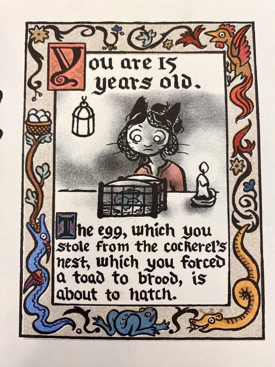 roseberrycomix's tweet photo. The printing of Basilisk is complete! Seven spreads, five ink colors, sixty-six individual color separations, eight hours of printing total ;__; https://t.co/6xzWq84o8r