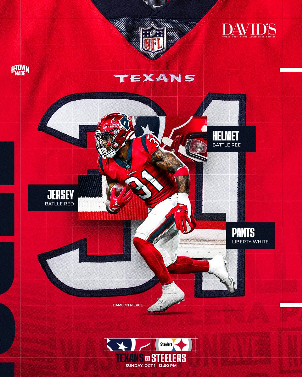 HoustonTexans's tweet photo. Breaking out the Battle Reds 🔥 https://t.co/FYV5GCVVIG