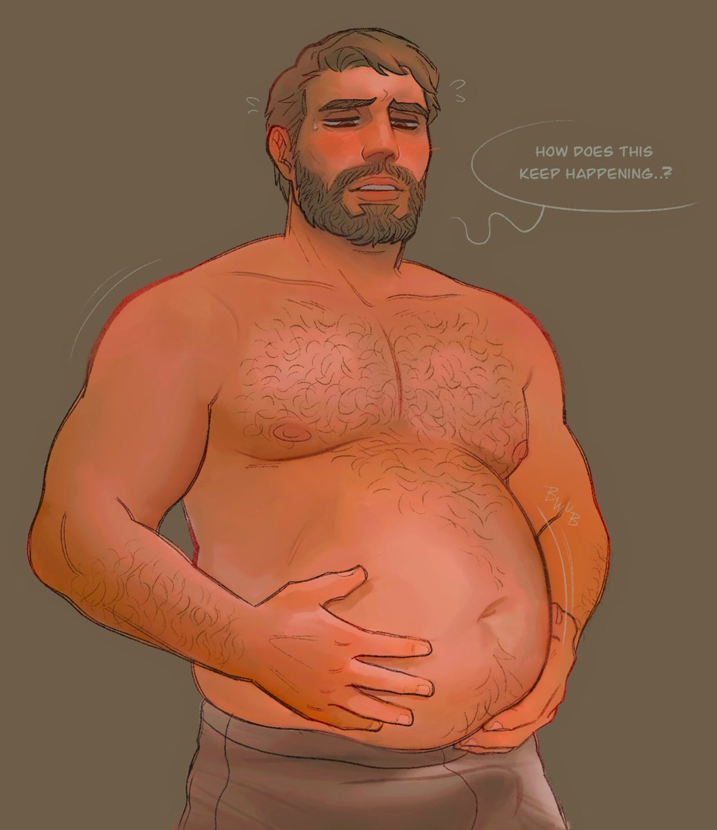 BlGGERnBADDER's tweet photo. cw weight gain , implied stuffing

ben is facing the consequences of never saying no to second helpings 🍲 https://t.co/sIWCFQBEDi