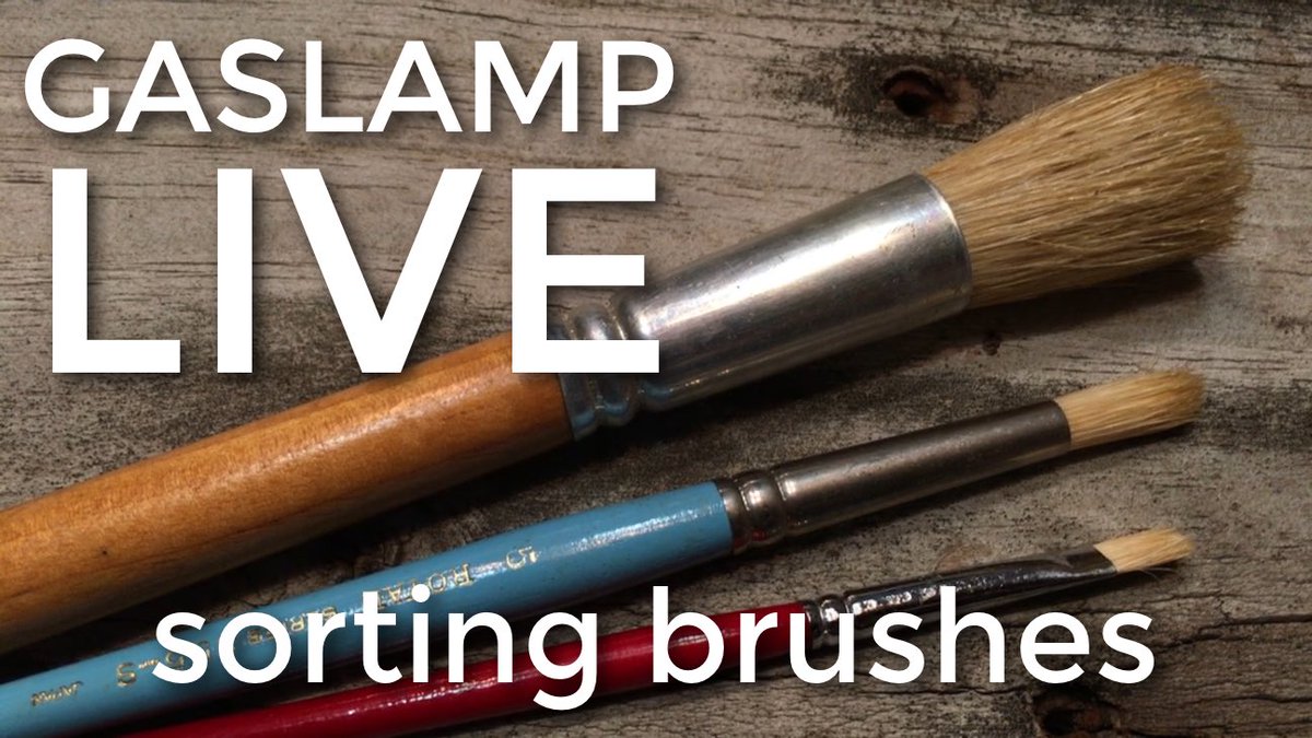 GaslampASMR's tweet photo. This Thursday, 9:30pm ET. Brush sorting, wooden handle sounds, and our community chat! Hope to see you. https://t.co/jglFSUjxvY