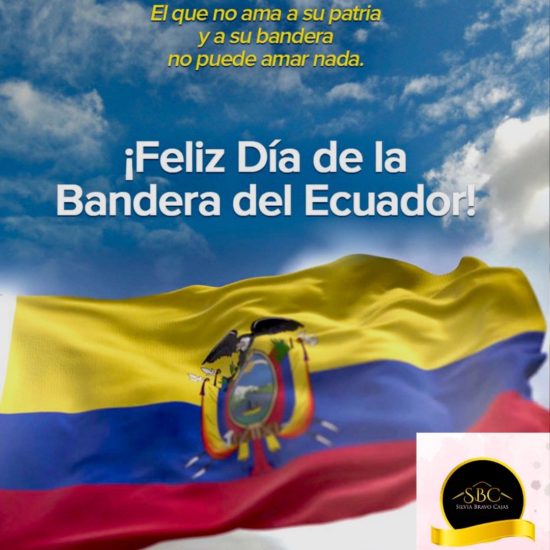 Orgullosos de ser ecuatorianos, de ver flamear nuestro Tricolor Nacional en cada espacio, en cada corazón. Nuestro país… este pedacito del mundo que guarda historia y abriga esperanza. 

#TricolorNacionalEcuador 🇪🇨
#amoamipaís