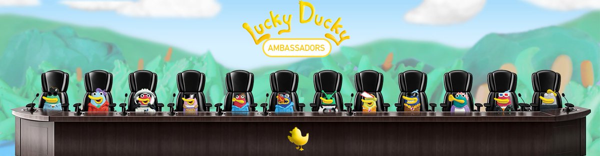 luckyduckytoons's tweet photo. Introducing the Ducky Ambassadors Council...A select group of exceptional Ducky holders helping to steer Lucky Ducky into the next era...LDG https://t.co/lHOgNpV5aM