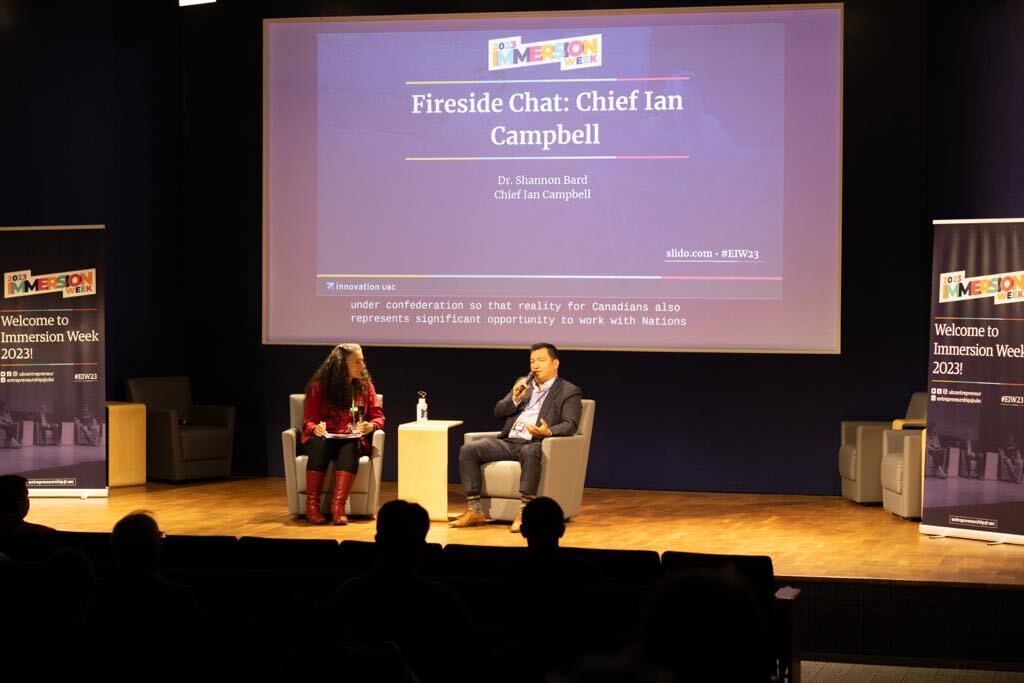 innovationubc's tweet photo. Day 1 of #EIW23 is well underway with so much learning already!

We kicked off this morning with a captivating fireside chat with Chief Ian Campbell followed by our panel on Accelerating Adoption of Critical Health. #EIW23
#ubcentrepreneur https://t.co/LSaPC6MGbM