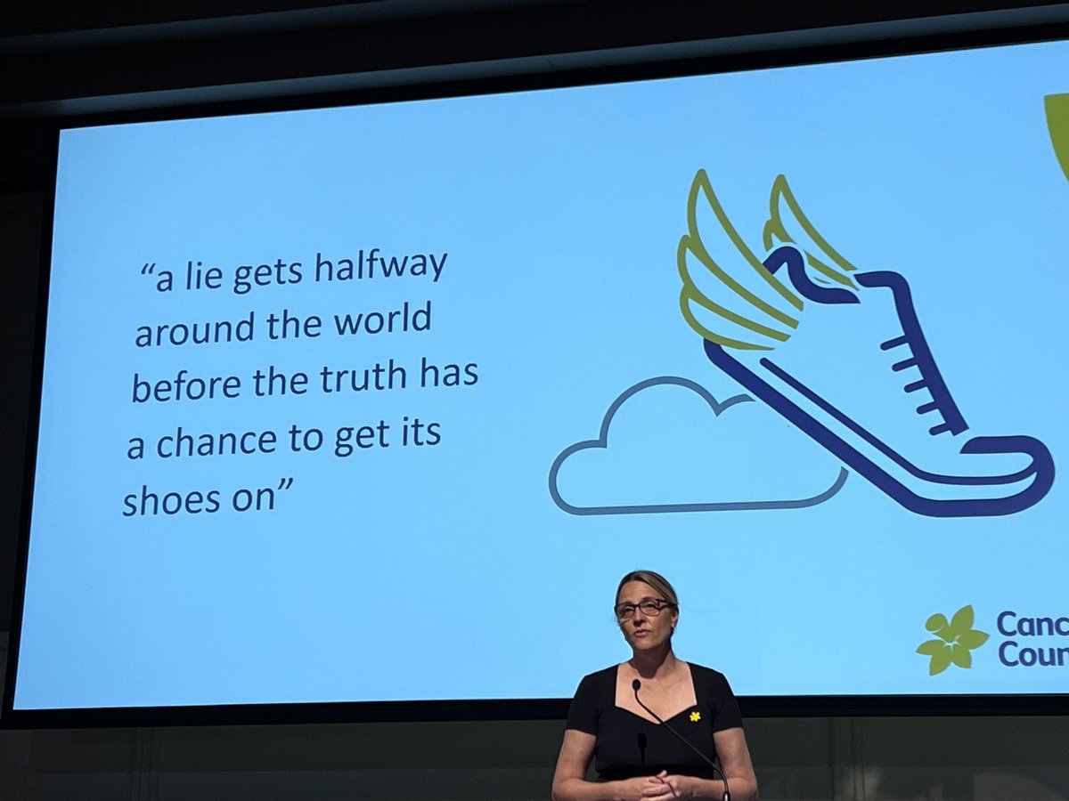So true! Another outstanding start to Day2 <a href="/_PHAA_/">PHAA is on Bluesky</a> Pub Health Conf. Prof Tanya Buchanan on mis- and disinformation. <a href="/CancerCouncilOz/">CancerCouncilOz</a> #austph2023