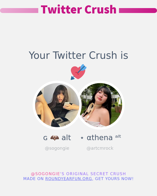 Meu/Minha Namorado/a do Twitter é: <a href="/artcmrock/">⚘ αrthur deu moved</a>

➡️ funxgames.me/twittercrush?l…