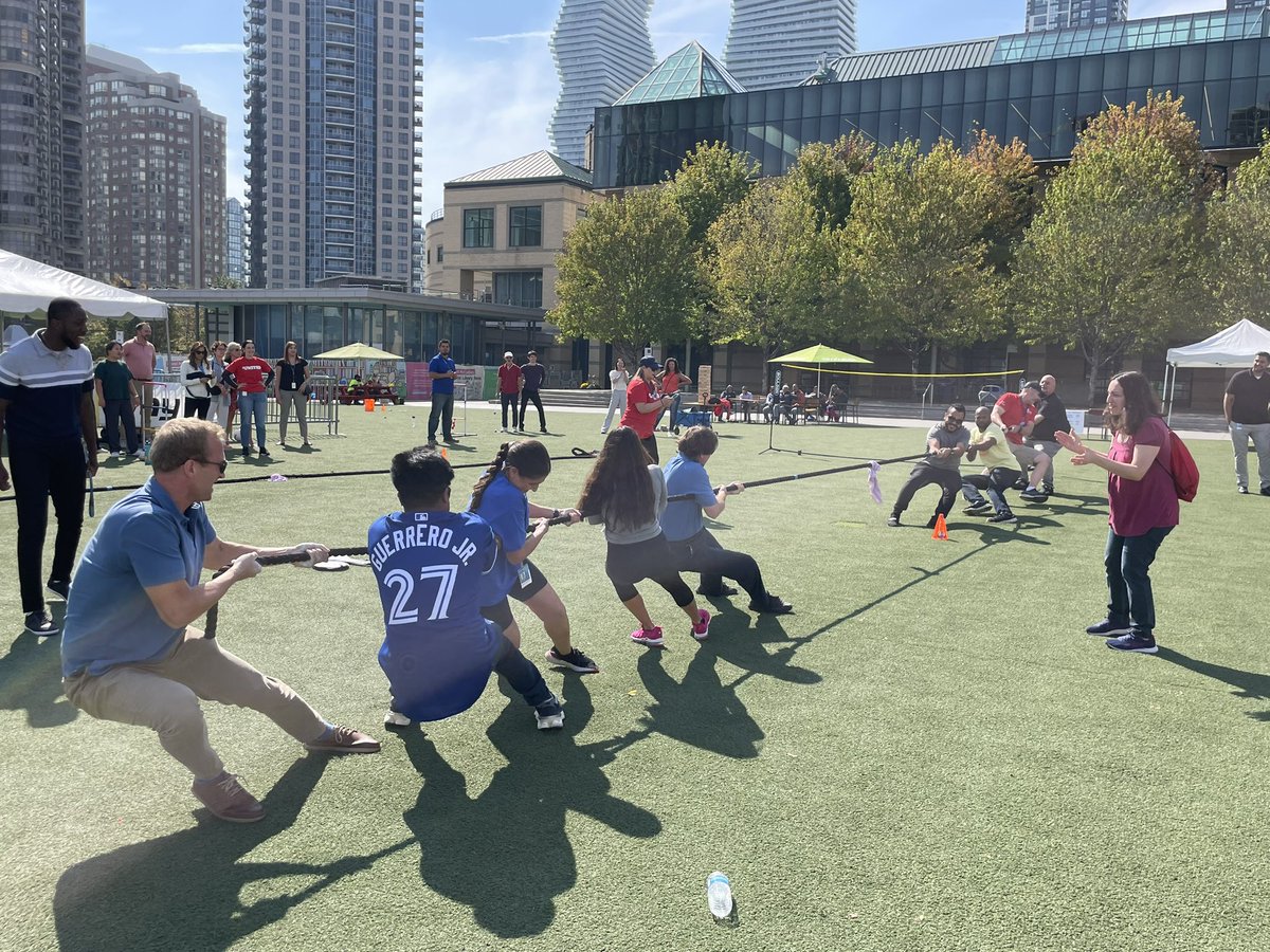 EmmaCalvert76's tweet photo. Had fun with my peeps this afternoon fielding two teams in a tug of war event as part of the @citymississauga United Way Campaign Kick Off! It was a great day to help raise funds for a great cause. #EngineersOverTheLine #DevEngers #WeAreUnited https://t.co/Fz5BBvqL6t