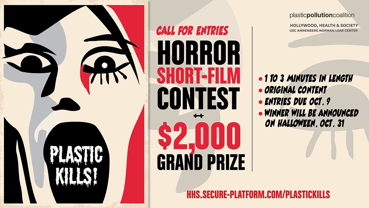 TheJeffBridges's tweet photo. @plasticpollutes &amp; @HollywdHealth want you to scare the plastic out of them. Submit a 1-3 minute horror short to #PlasticKills by Oct 9 for your chance to win $2000. Learn more: https://t.co/bR3BWZ7x7Z https://t.co/8tA1lz7vgw