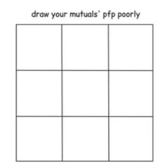maybe its a good in between work break...itll be short as well right... yes mutuals pls comment if youd like me to poorly draw em 