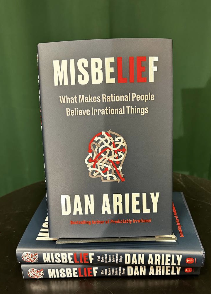 Dan Ariely's @danariely new book, Misbelief, offers a fascinating exploration of how our opinions are formed and shaped. It's a compelling read for people from all backgrounds, shedding light on the mechanisms that influence us in a world that can seem so divided. You may not…