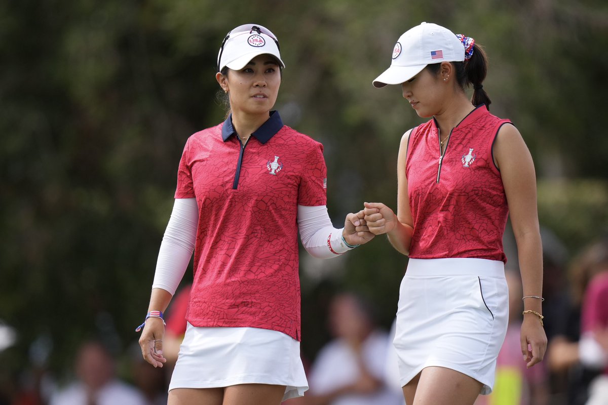 andrea_lee54's tweet photo. This team 🫶🏼🇺🇸🫶🏼

Beyond honored and grateful to have represented the USA at @TheSolheimCup. It was without a doubt one of the most special and exciting weeks of my life. 

Congratulations to Europe on retaining the Cup. 

Gracias, Spain!! 
We’ll come back stronger in 2024 ❤️🤍💙 https://t.co/cLQ5C16mfG