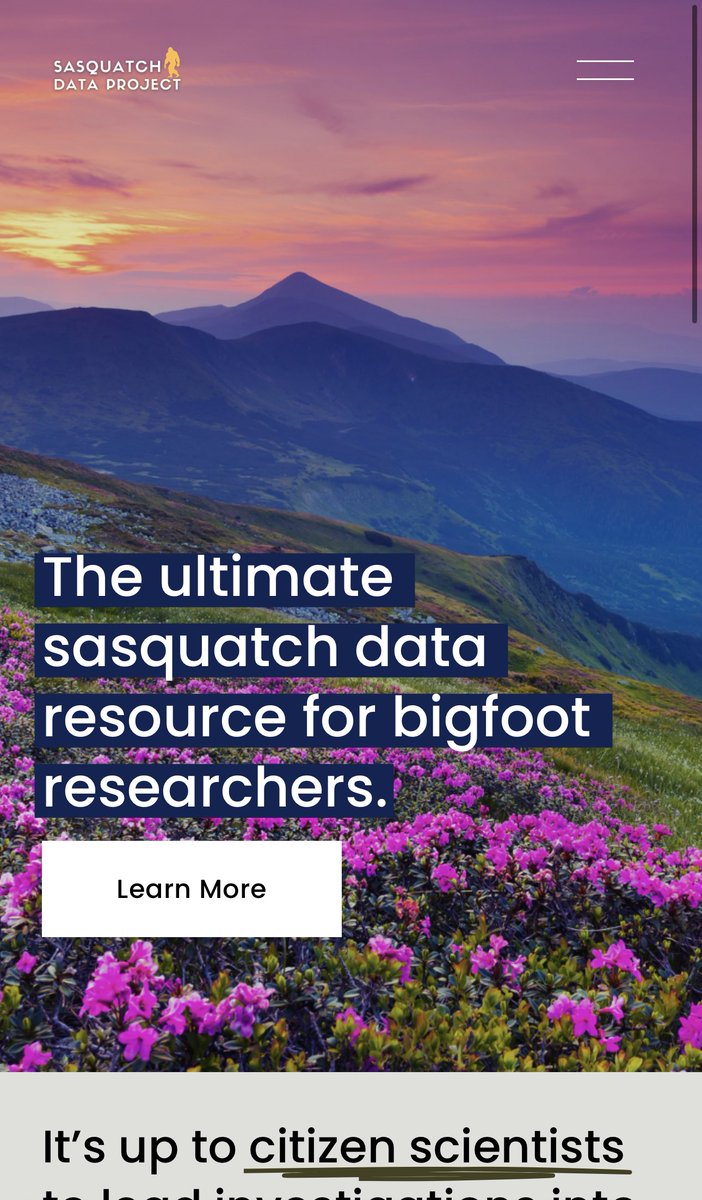 Sasquatch Data Project tweet media